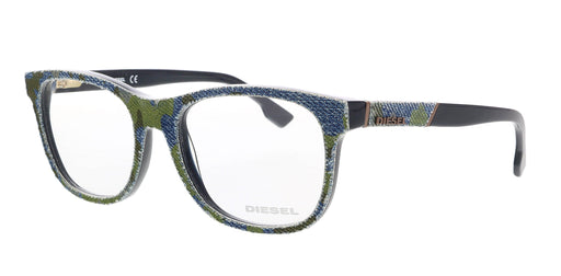 Diesel DL5124 Denim/Black Modified Square Eyeglasses