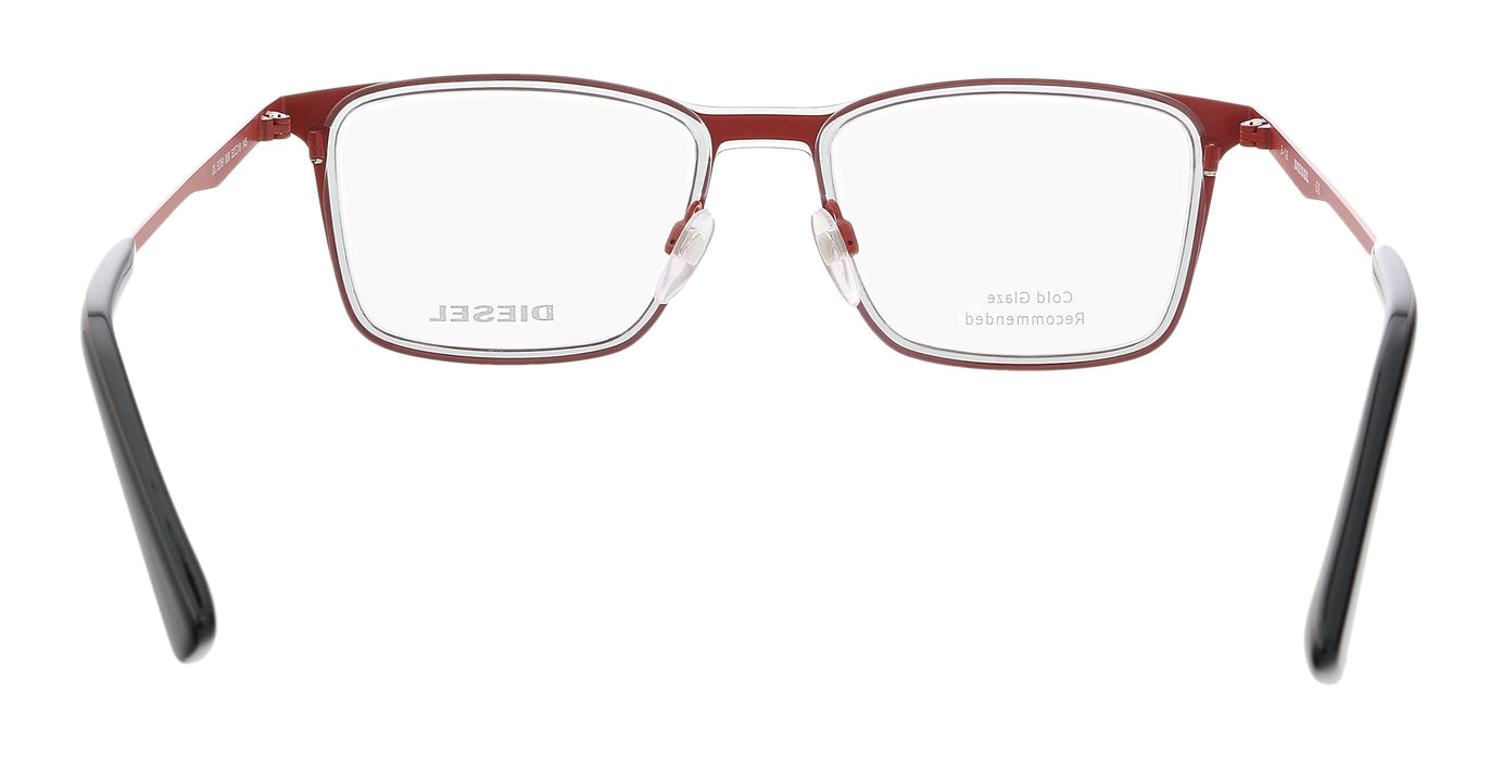 Diesel DL5299 Red Rectangular Eyeglasses