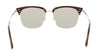 Gucci GG0918S-003 Burgundy Demi-Frame Square Sunglasses