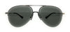 Gucci GG0742S-001 Silver Semi-Rimless Aviator Sunglasses