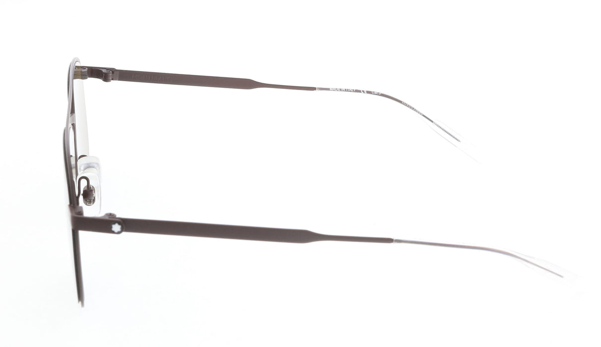 Montblanc MB0143S-003 Brown Aviator Sunglasses
