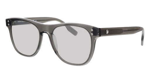 Montblanc MB0124S-003 Grey Square Sunglasses