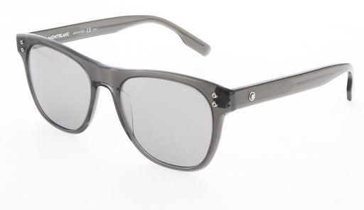 Montblanc MB0124S-003 Grey Square Sunglasses