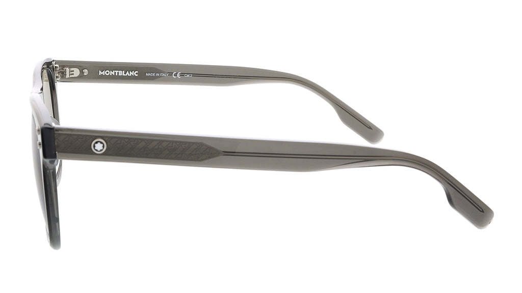 Montblanc MB0124S-003 Grey Square Sunglasses