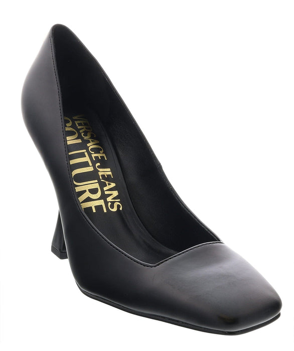 Versace Jeans Couture Womens Black High Heel Classic Pump-