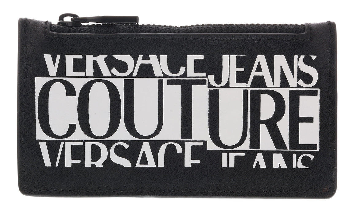 Versace Jeans Couture Black/White Zippered Cardholder