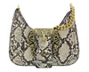 Versace Jeans Couture Beige Animal Print Hobo Print Shoulder Bag