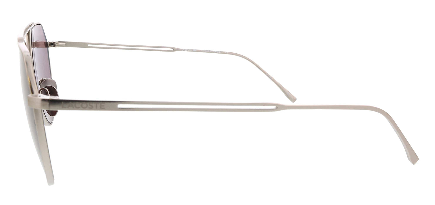 Lacoste Paris Collection L220SPC 41568 Matte Gunmetal Geometric Round Sunglasses