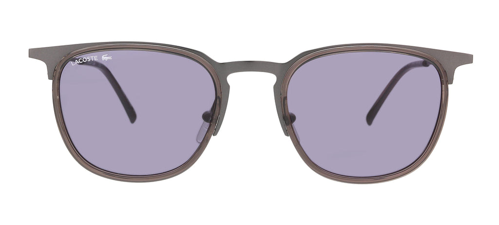 Lacoste L225S 43171 Dark Grey Modified Round Sunglasses