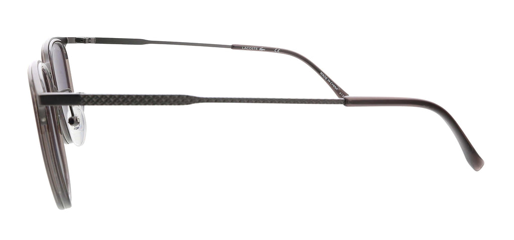 Lacoste L225S 43171 Dark Grey Modified Round Sunglasses