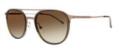 Lacoste L226S 43172 Copper Modified Round Sunglasses