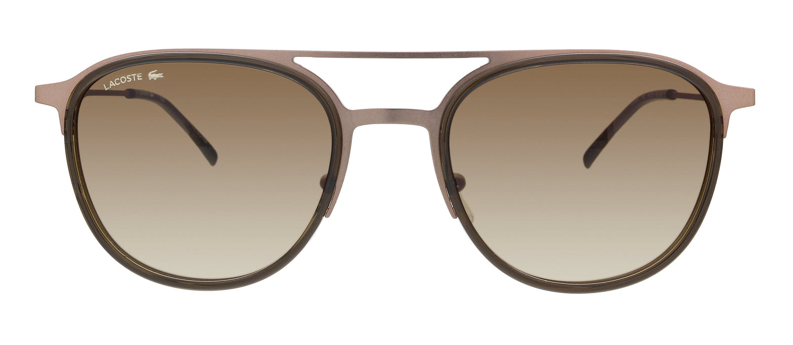 Lacoste L226S 43172 Copper Modified Round Sunglasses