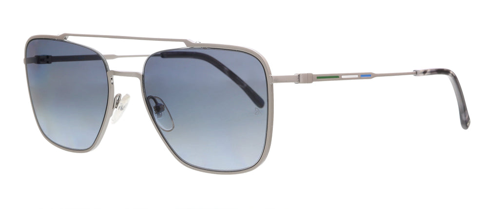 Lacoste  Light Grey Brow Bar Square Sunglasses