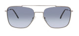 Lacoste L105SND 43485 Light Grey Brow Bar Square Sunglasses