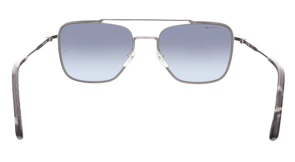 Lacoste L105SND 43485 Light Grey Brow Bar Square Sunglasses