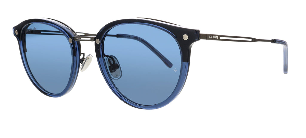 Lacoste  Blue Modified Round Sunglasses