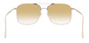 Victoria Beckham VB202S 42306 Gold/Brown Square Aviator Sunglasses