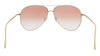 Victoria Beckham VB203S 42307 Gold/Burgundy Teardrop Aviator Sunglasses