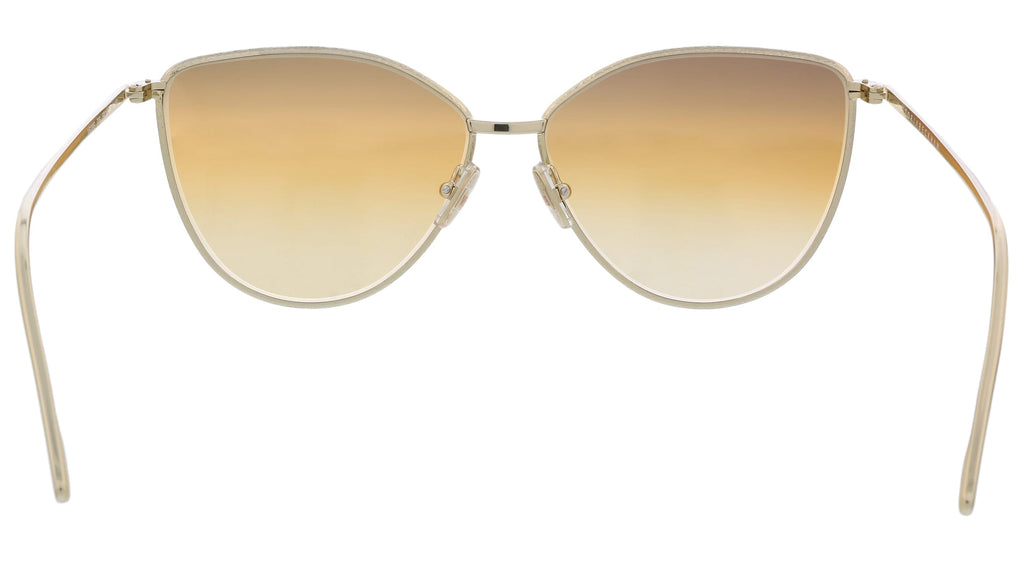 Victoria Beckham VB209S 43245 Gold/Brown Orange Soft Cateye Sunglasses