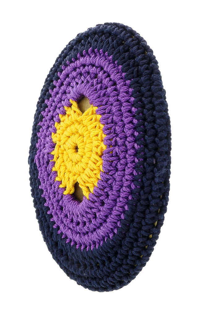 Prada Crochet Oval Brooch Pin-one size