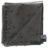 Prada Brown Chiffon Embellished Scarf