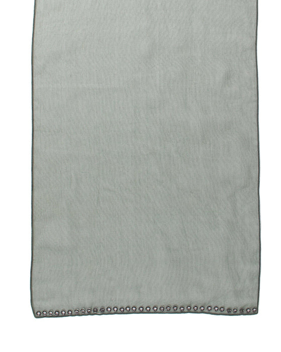Prada Chiffon Embellished Scarf