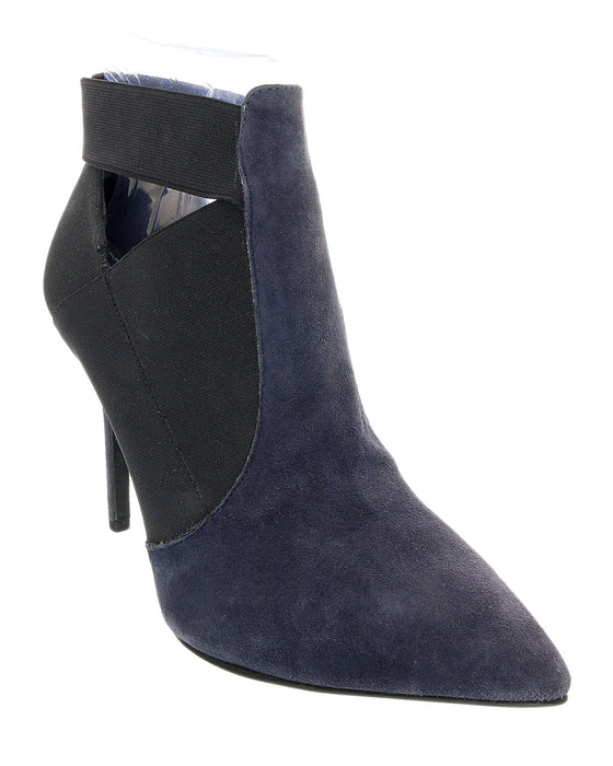 Daniela Fargion  Suede Suede Cut Out High Heel Ankle Boots-