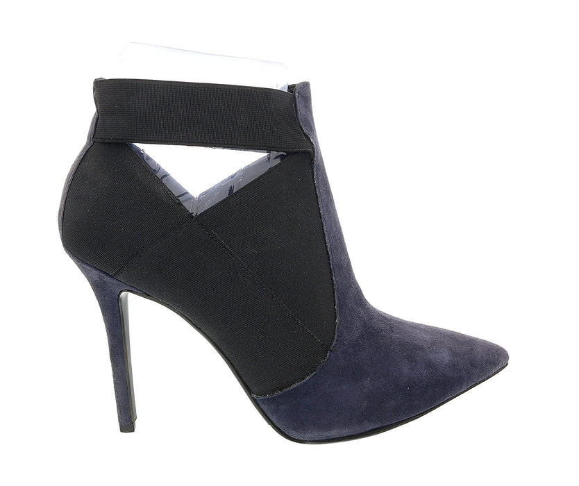 Daniela Fargion  Suede Suede Cut Out High Heel Ankle Boots-