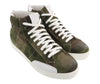 Daniela Fargion Cameo Suede Mid Top Distressed Leather Fashion Sneakers-9