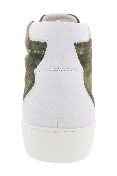 Daniela Fargion Cameo Suede Suede Mid Top Distressed Leather Fashion Sneakers-
