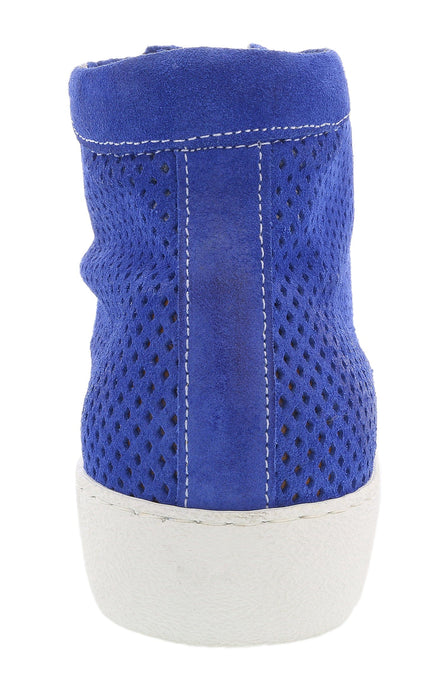 Daniela Fargion  Suede Suede Mid Top Leather Fashion Sneakers-