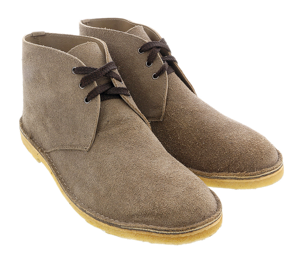 DANIELA FARGION Taupe Suede Leather Derby Shoes-8