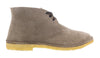 DANIELA FARGION Taupe Suede Leather Derby Shoes-