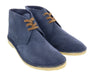 DANIELA FARGION Navy Suede Leather Derby Shoes-11
