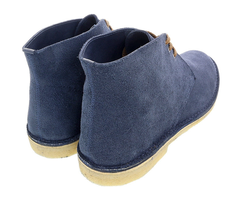 DANIELA FARGION Navy Suede Leather Derby Shoes-