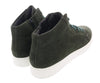 DANIELA FARGION Green Suede High Top Sneakers-