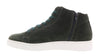 DANIELA FARGION Green Suede High Top Sneakers-