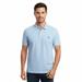 Piacenza Pure Cotton Light Blue Short Sleeve Polo Shirt-XS