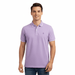 Piacenza Pure Cotton Soft Purple Short Sleeve Polo Shirt-XS