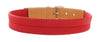 LUNA ROSSA Red/Natural Leather Trimmed Woven Belt-