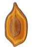 Miu Miu Tan Suede Patch Teardrop Brooch Pin-One Size