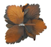 Miu Miu Copper Floral Applique Brooch Pin-One Size