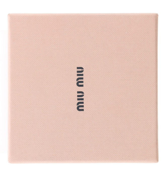 Miu Miu Blue Plaid Bead Statement Bangle-One Size