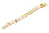 Miu Miu Sand Leather Signature Bracelet-S
