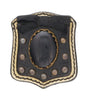 Damaged/Store Return Miu Miu Studed Leather Brooch Pin