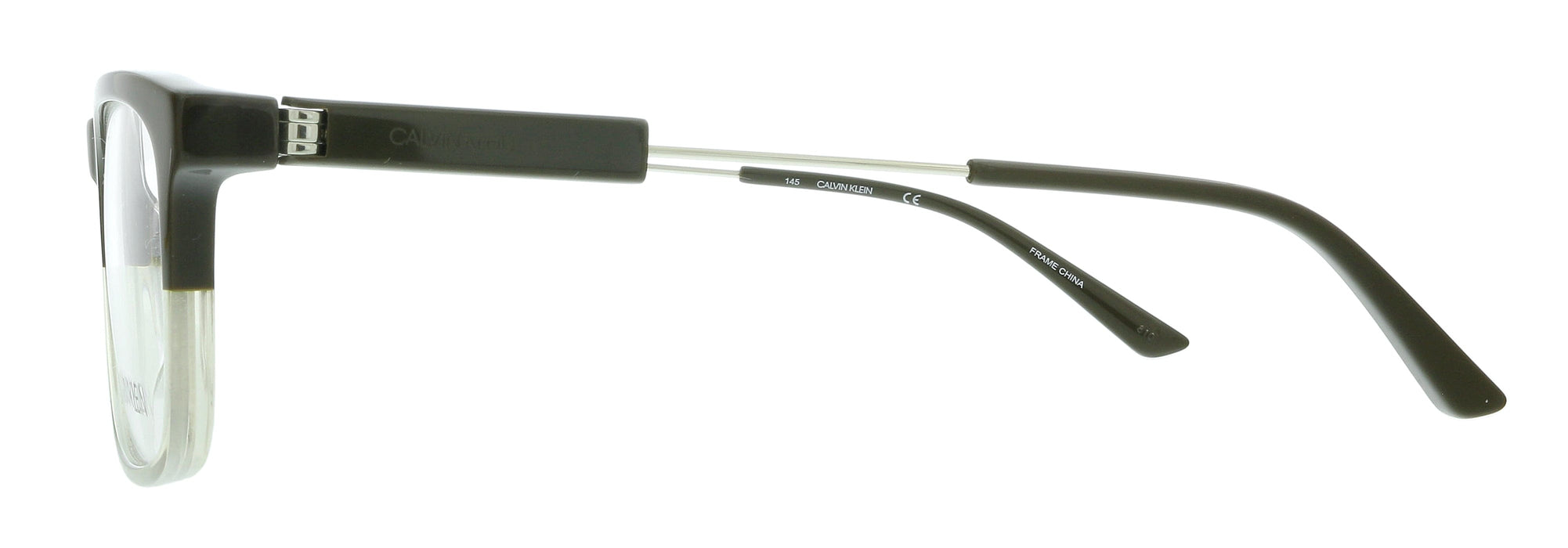 Calvin Klein CK19707 277 Brown/Crystal Taupe Gradient Modified Rectangle Eyeglasses
