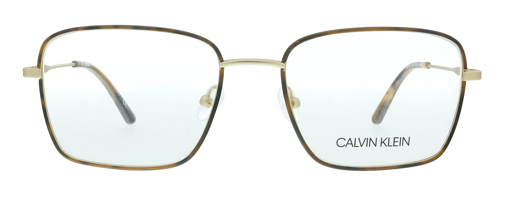 Calvin Klein CK20114 244 Khaki Tortoise Modified Rectangle Eyeglasses