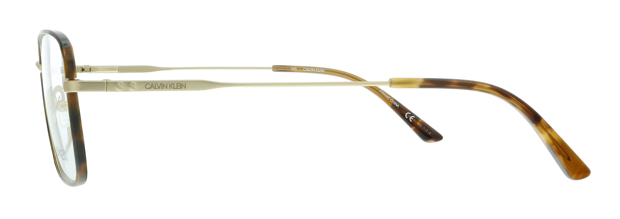 Calvin Klein CK20114 244 Khaki Tortoise Modified Rectangle Eyeglasses