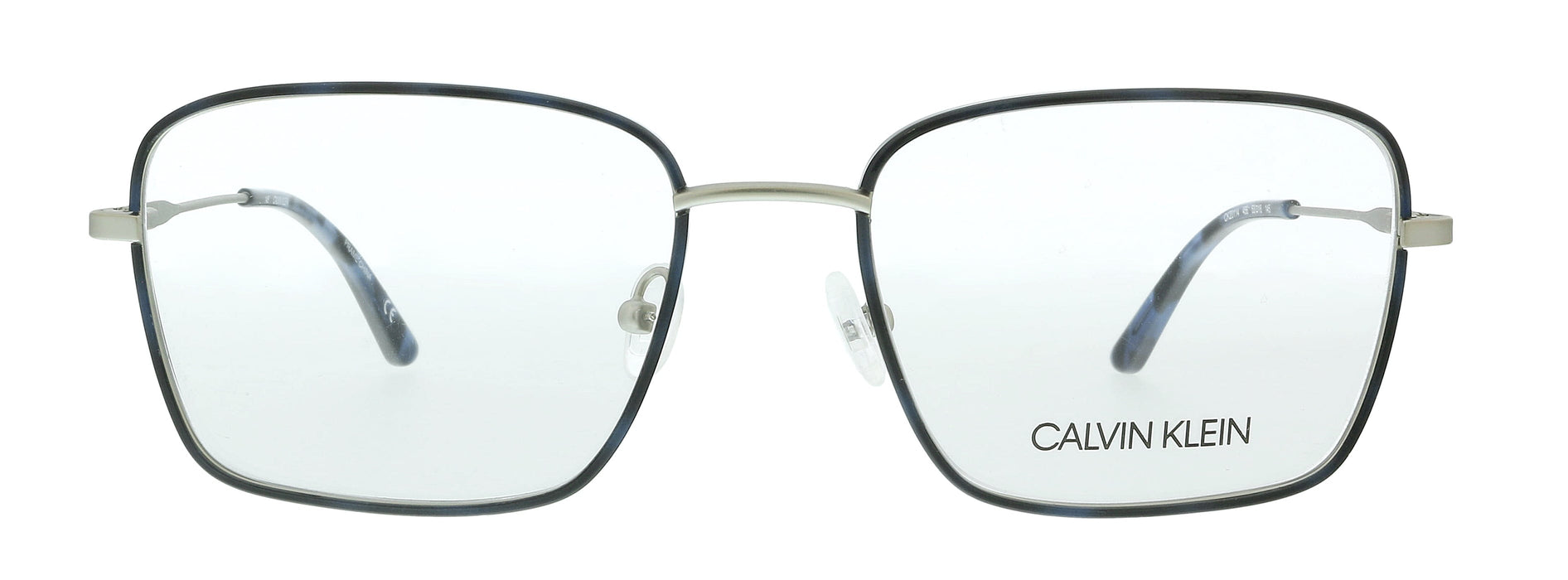 Calvin Klein CK20114 456 Navy Tortoise Modified Rectangle Eyeglasses