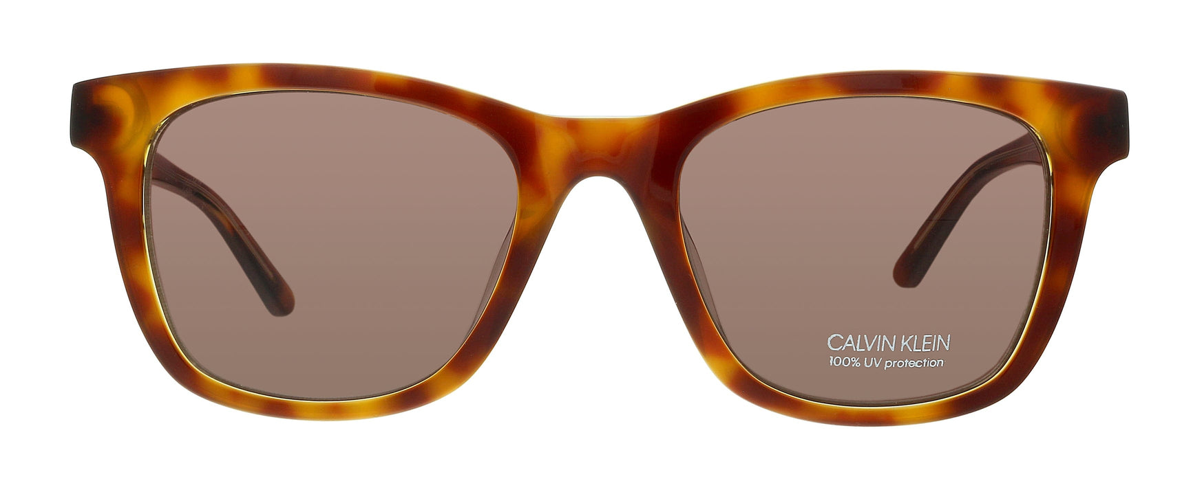 Calvin Klein CK20501S 241 Tortoise/Crystal Yellow Square Sunglasses